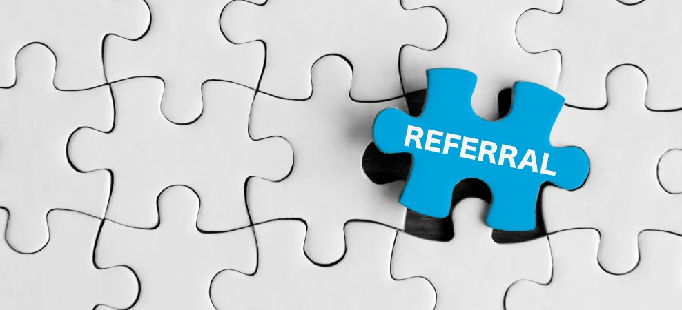 This is how referrals happen.